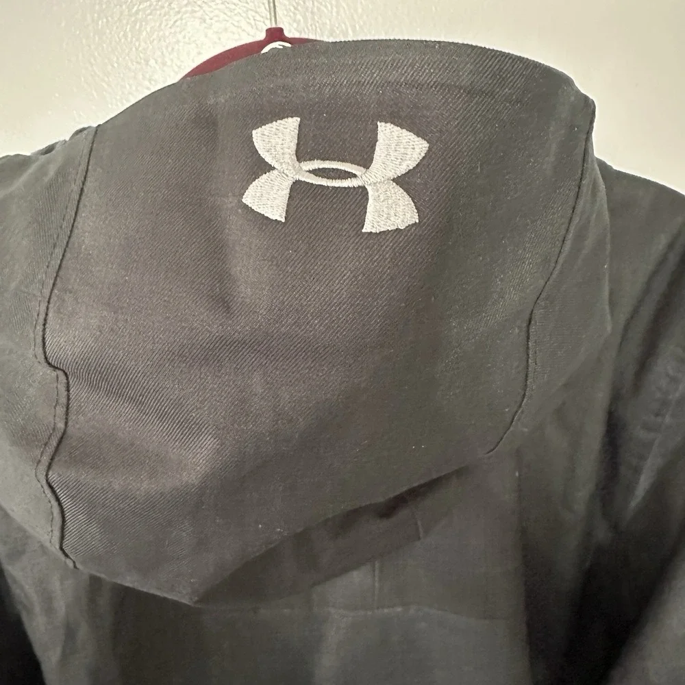 Under Armour Jacket Mens Small Porter 3-in-1 Storm Cold Gear Infrared Black READ